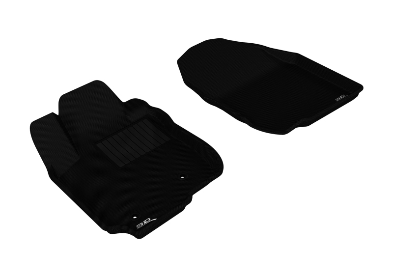 Toyota RAV4 Floor Mats - Front - 3D MAXpider - KAGU Series - Black - `06-`12